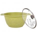 Кастрюля 2л "Trendy style" (lime) со стеклянной крышкой к21tsl