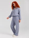 *Костюм женский футер петля "ТЕОНА" СЕРО-ГОЛУБОЙ