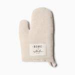 Варежка Этель «HOME», цвет бежевый, 26?16 см, 50%хл, 50%лен