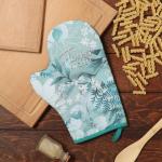 Варежка-прихватка «Доляна» Eucalyptus, 20?28 см, габардин, 35% хлопок, 65% п/э