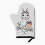 Варежка-прихватка «Доляна. Сладкой жизни», 20?28 см, 35% хлопок, 65% п/э, ватин 250 г/м?