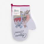 Варежка-прихватка Доляна «Пасха» 20?28 см, 35% хлопок, 65% пэ, ватин 250 г/м?