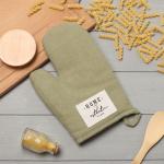 Варежка Этель «HOME», цвет зелёный, 26?16 см, 50%хл, 50%лен