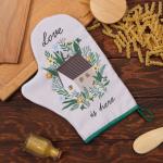 Варежка-прихватка «Доляна. Милый дом», 20?28 см, 35% хлопок, 65% п/э, ватин 250 г/м?