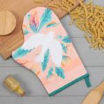 Варежка-прихватка «Этель. Птичка», 20?28 см, саржа, 100% хлопок, ватин 250 г/м?