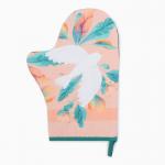 Варежка-прихватка «Этель. Птичка», 20?28 см, саржа, 100% хлопок, ватин 250 г/м?