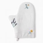 Варежка-прихватка «Этель. Полевые цветочки», 20?27 см, рогожка 176 г/м?, 100% хлопок