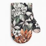Варежка-прихватка «Этель» Meadow flower 20?27 см, 100% хлопок, саржа 190 г/м?