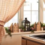 Комплект штор для кухни с подхватами «Этель» «Bright cage» 150?180 см-2штуки., 100% хл