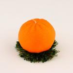 Ароматическая свеча фигурная «Мандарин», 6.7?6.7?5.6 см