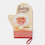 Варежка-прихватка «Bakery house» 20?28 см, саржа, 100% хлопок, ватин 250 г/м?