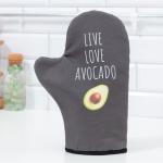 Варежка-прихватка Avocado, 20?28 см, саржа, 100% хлопок, ватин 250 г/м?