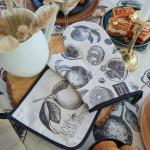 Варежка-прихватка «Healthy life» 20?28 см, саржа, 100% хлопок, ватин 250 г/м?