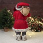 Дед Мороз под ёлку «Зимнее волшебство. Новогодняя игрушка в красной шубке с подарками», 60 см