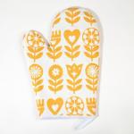 Набор Кухонный Этель «Yellow garden», варежка-прихватка 20?27 см, прихватка 19?19 см, 100% хлопок (МИКС)