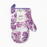 Варежка-прихватка «Сирень», 20?27 см,100% п/э