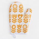 Кухонный набор «Этель» Best kitchen: полотенце, варежка-прихватка, лопатка, венчик, губка