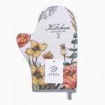 Варежка-прихватка «Этель. Маковые поля», 20?28 см, саржа, 100% хлопок, ватин 250 г/м?