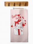 Полотенце «Этель» Cat's love, 40?73 см, 100% хлопок, саржа 190 г/м?