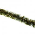 СНОУ БУМ Мишура 11x200см, ПЭТ, зеленая с золотом, 26-323