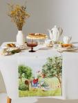 Дорожка на стол Этель Family picnic 40?146 см, 100% хл, саржа 190 г/м?