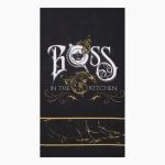 Набор кухонных полотенец «Доляна» Boss: 35?60 см - 4 шт., 100% хлопок, 160 г/м?
