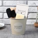 Набор подарочный «Доляна» Kitchen the heart of our home: полотенце, губка, венчик, кухонная лопатка, кисть