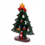 Сувенир «Ёлка с ячейками под подарки», 14.5?19.5 см, зелёная