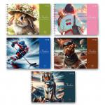 "Светоч" А234 Альбом для рисования, 100 г/м2 A4 29.5 х 21 см 5 шт. на гребне 48 л.