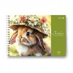 "Светоч" А234 Альбом для рисования, 100 г/м2 A4 29.5 х 21 см 5 шт. на гребне 48 л.