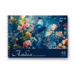 "Светоч" А234 Альбом для рисования, 100 г/м2 A4 29.5 х 21 см 5 шт. на гребне 48 л.