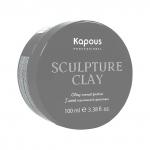 Kapous Глина для укладки волос нормальной фиксации "Sculpture Clay", 100 мл