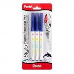 "Pentel" Набор ручек Energel d 0.4 мм 3 шт. JM11PC3C цвет чернил: синий