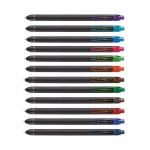 "Pentel" Набор гелевых ручек Energel d 0.7 мм 12 цв. BL437R1PC12M цвет чернил: ассорти