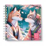 "Светоч" А230 Артбук (Скетчбук), блок белый, жесткая подложка, 200  г/м2 205*205 мм на гребне 30 л. 2 шт.