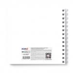 "Светоч" А230 Артбук (Скетчбук), блок белый, жесткая подложка, 200  г/м2 205*205 мм на гребне 30 л. 2 шт.