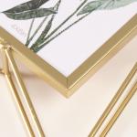 Фоторамка для фото10?15 см «Звезда», металл, золотистая, 29?4?26.3 см