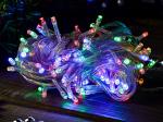 Гирлянда ТМ "Bikson" нить 160LED, 9,5м, мульти, 4 реж, прозр провод, арт. WWK31119