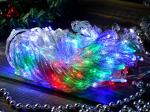 Гирлянда занавес ТМ "BIKSON" 320 ламп LED разноц., 2,5м*3,0м, мигает, адаптер, в короб, WWH0428130