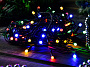 Гирлянда ТМ "Bikson" нить 100 ламп LED, мульти, 9м, зелён провод, арт.WWH0426105