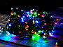 Гирлянда ТМ "Bikson" нить 140LED, 5,5м, мульти, 4 реж, зелён провод, арт. WWK31111