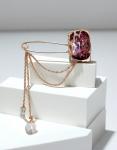 Брошь с кристаллами Swarovski