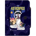 Визитница карманная OfficeSpace Astrodogs, 10 карманов, 75*110мм, ПВХ, 319944