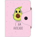 Визитница карманная OfficeSpace I'm Avocado, 10 карманов, 75*110мм, ПВХ, 319945