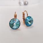 Серьги кристаллами Swarovski