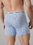 Трусы удлиненные боксер муж в наборе из 3 шт Roberto серый принт