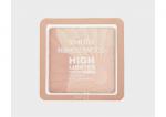 Alvin D`or HL-01 Пудровый хайлайтер 3х1 Glow Illuminating Hd Hollywod т.02 розовый, персиковый оттенок кожи