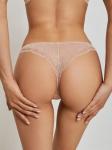 Трусы стринг жен Vega бежевый