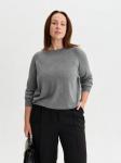 ISLAND CUP Джемпер женский plus size цвет серый меланж