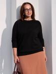 ISLAND CUP Джемпер женский plus size цвет черный
